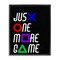 Stupell Industries One More Game with Symbols Floating Frame, design by Kim Allen
